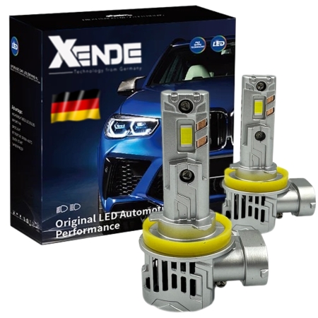 Zestaw LED H11 12V- 24V XENDE CANBUS HOMOLOGACJA +700% 30 000LM